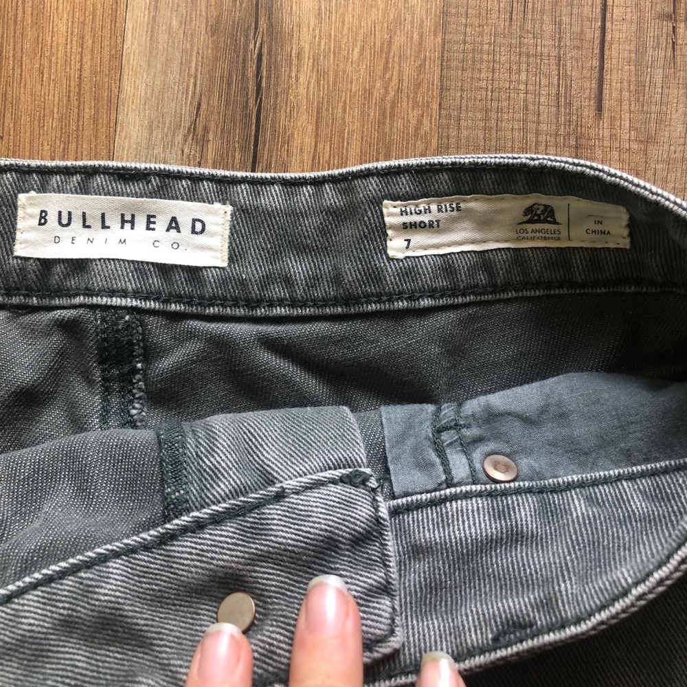 High Rise Bullhead Jean Shorts - Picture 3 of 3